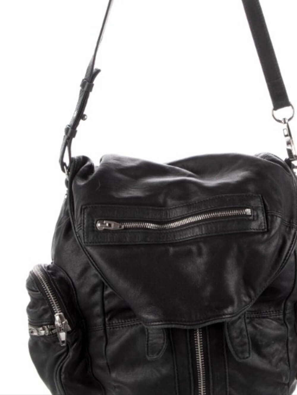 Alexander Wang Black Leather Marti Converible Backpack - Picture 3 of 15